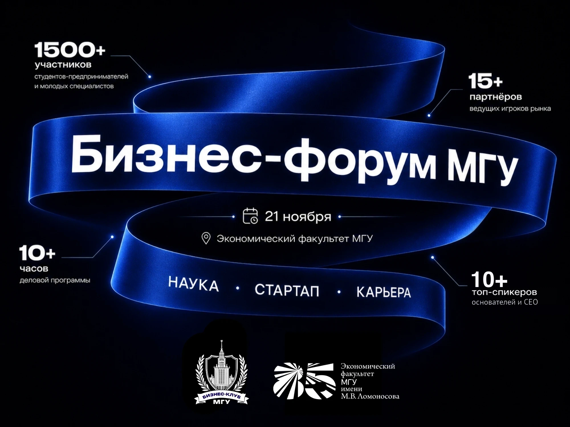 Бизнес-форум МГУ — 21 ноября, Экономический факультет МГУ